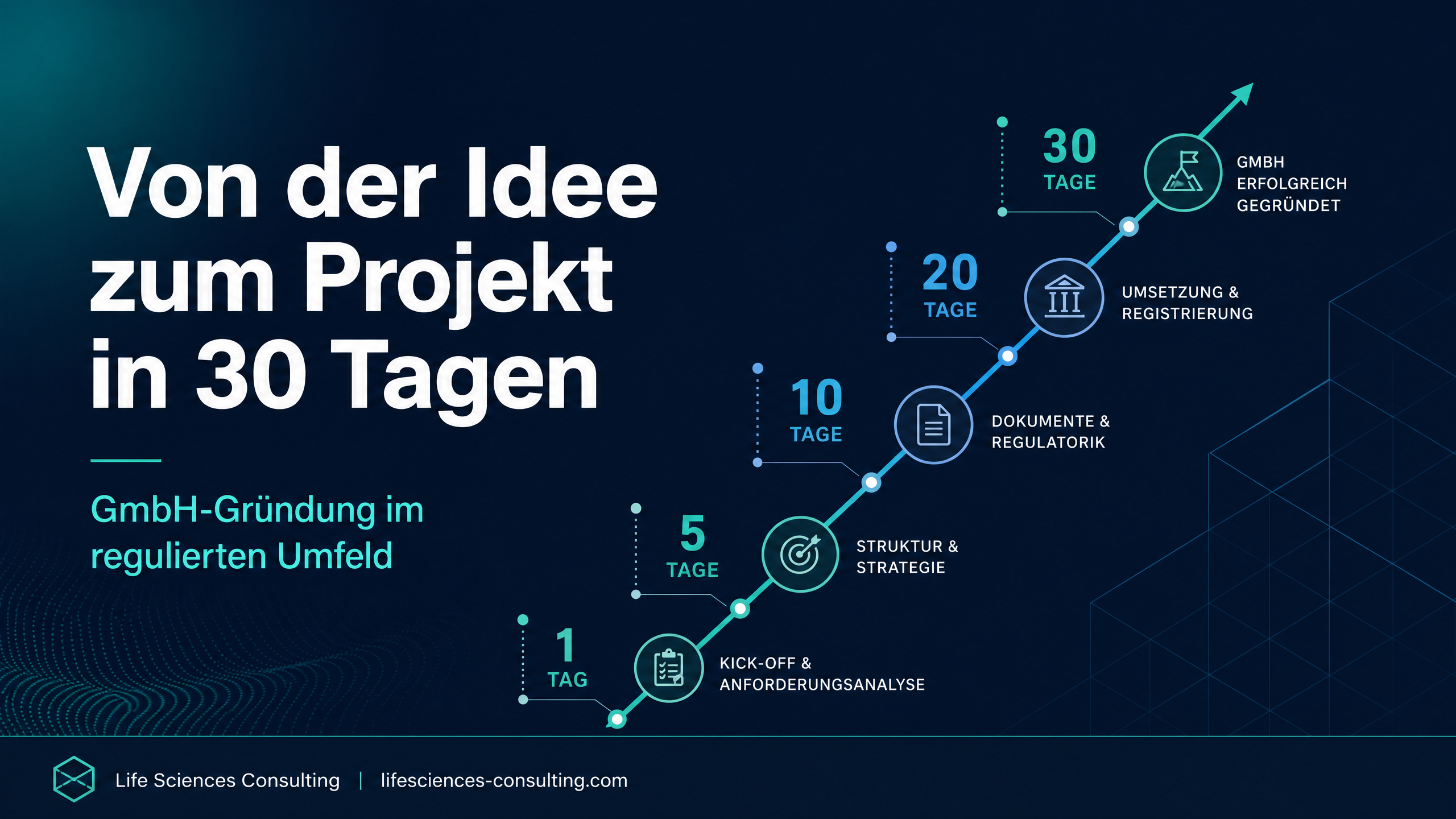From business idea to first project in 30 days – GmbH incorporation in a regulated environment