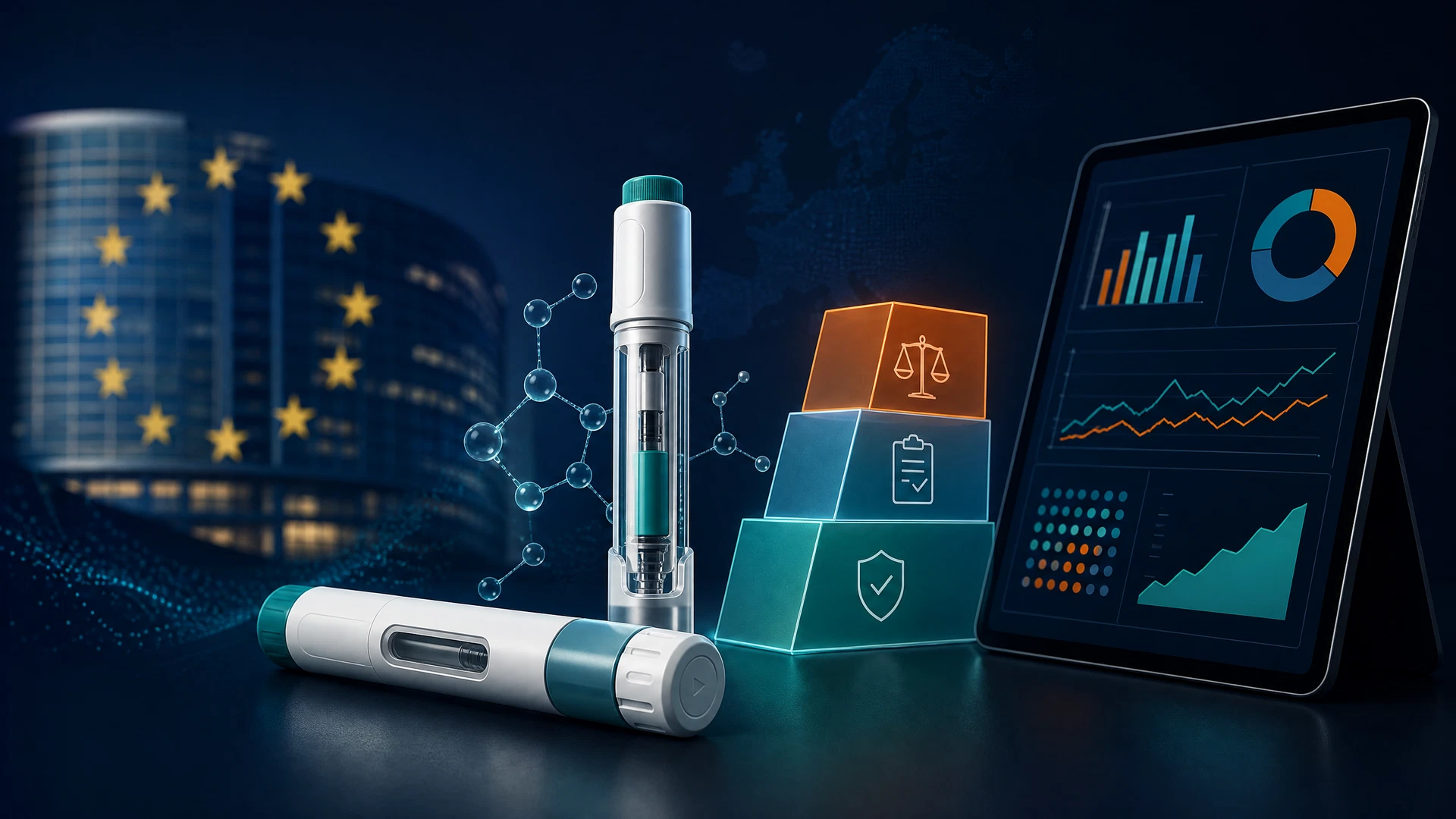 Orphan drug home injector in a European regulatory context